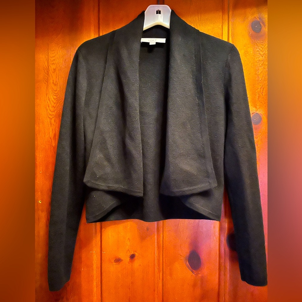 Ann Taylor loft, black sweater, size small
